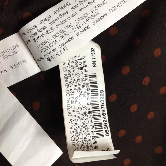 ZARA Girls Soft Collection Outwear Alpaca Wool size 9/10 cm140 - Picture 6 of 6